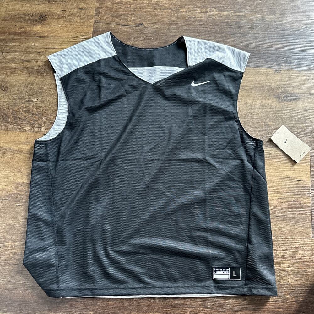 Nike Reversible Performance Training Jersey Black BQ3129-012 Mens L